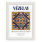 Vézelay, France – Travel Wall Art, placed in minimal white frame