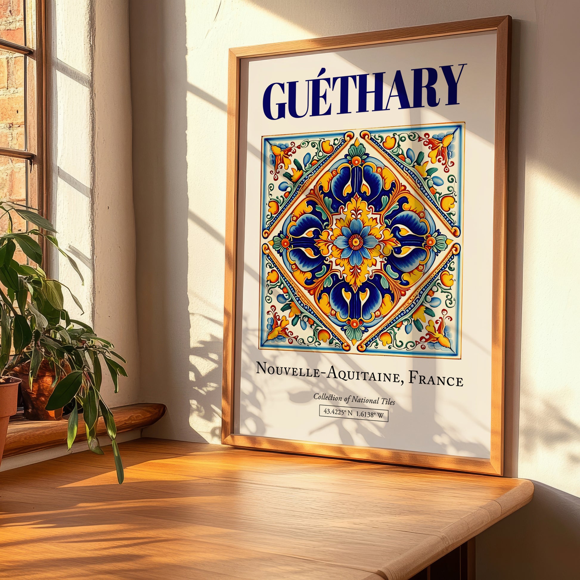 Guéthary, France – Wanderlust Wall Decor, clean layout with no caption