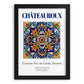 Châteauroux, France – Travel Print, in sleek black frame