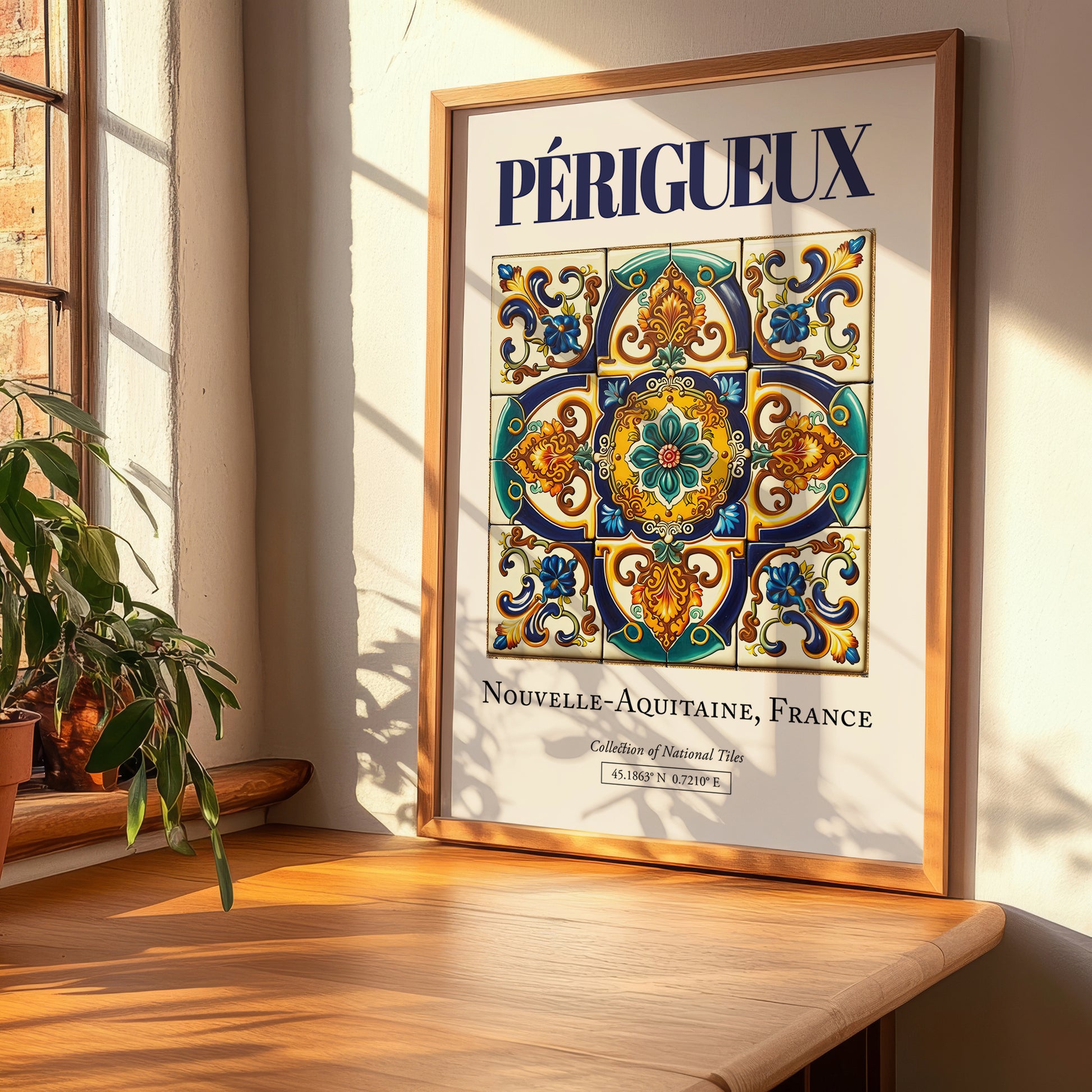 Périgueux, France – Travel Wall Decor, clean layout with no caption