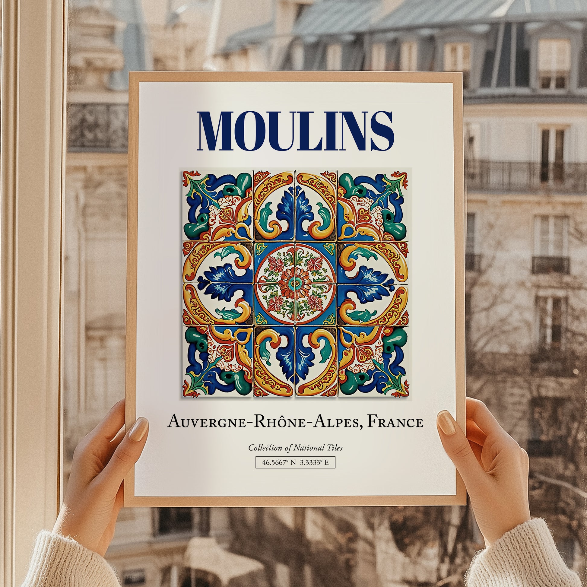 Moulins, France – Travel Poster