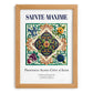 Sainte-Maxime, France – Country Culture Poster, set in oak frame