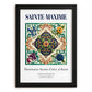 Sainte-Maxime, France – Country Culture Poster, in sleek black frame