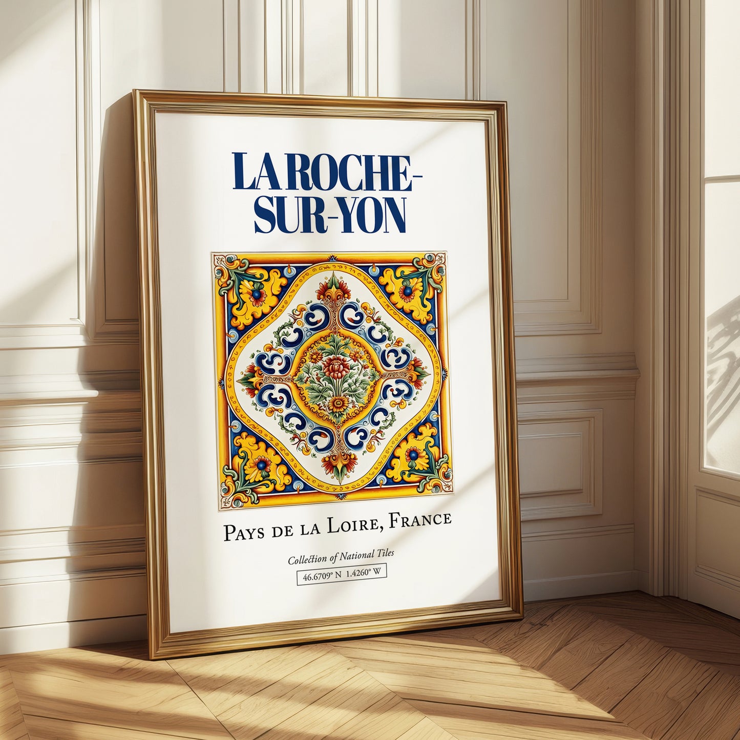 La Roche-sur-Yon, France – Wanderlust Wall Decor, styled in a charming Paris street view