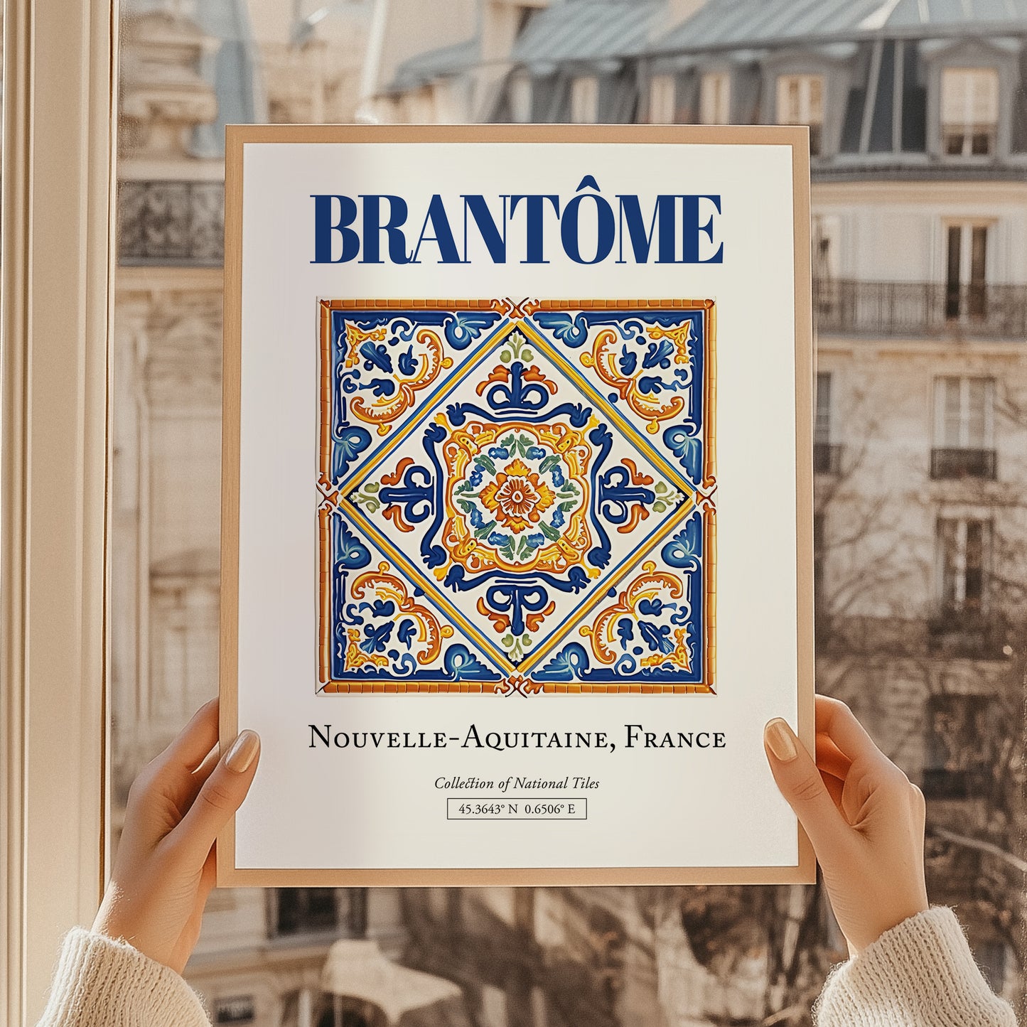 Brantôme, France – Travel Poster