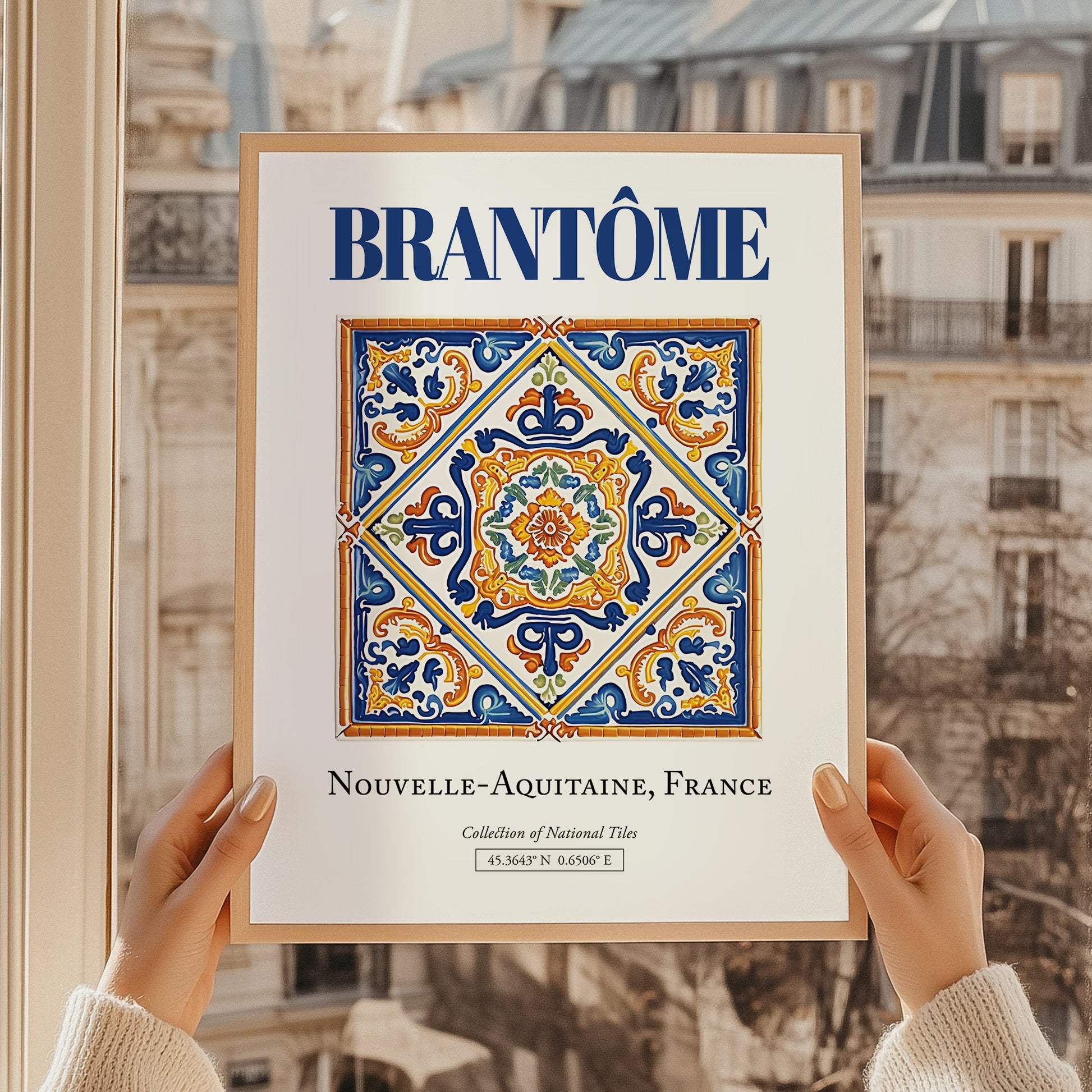 Brantôme, France – Travel Poster