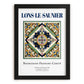 Lons-le-Saunier, France – Wanderlust-Inspired Poster, in sleek black frame