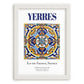 Yerres, France – Travel Poster, placed in minimal white frame