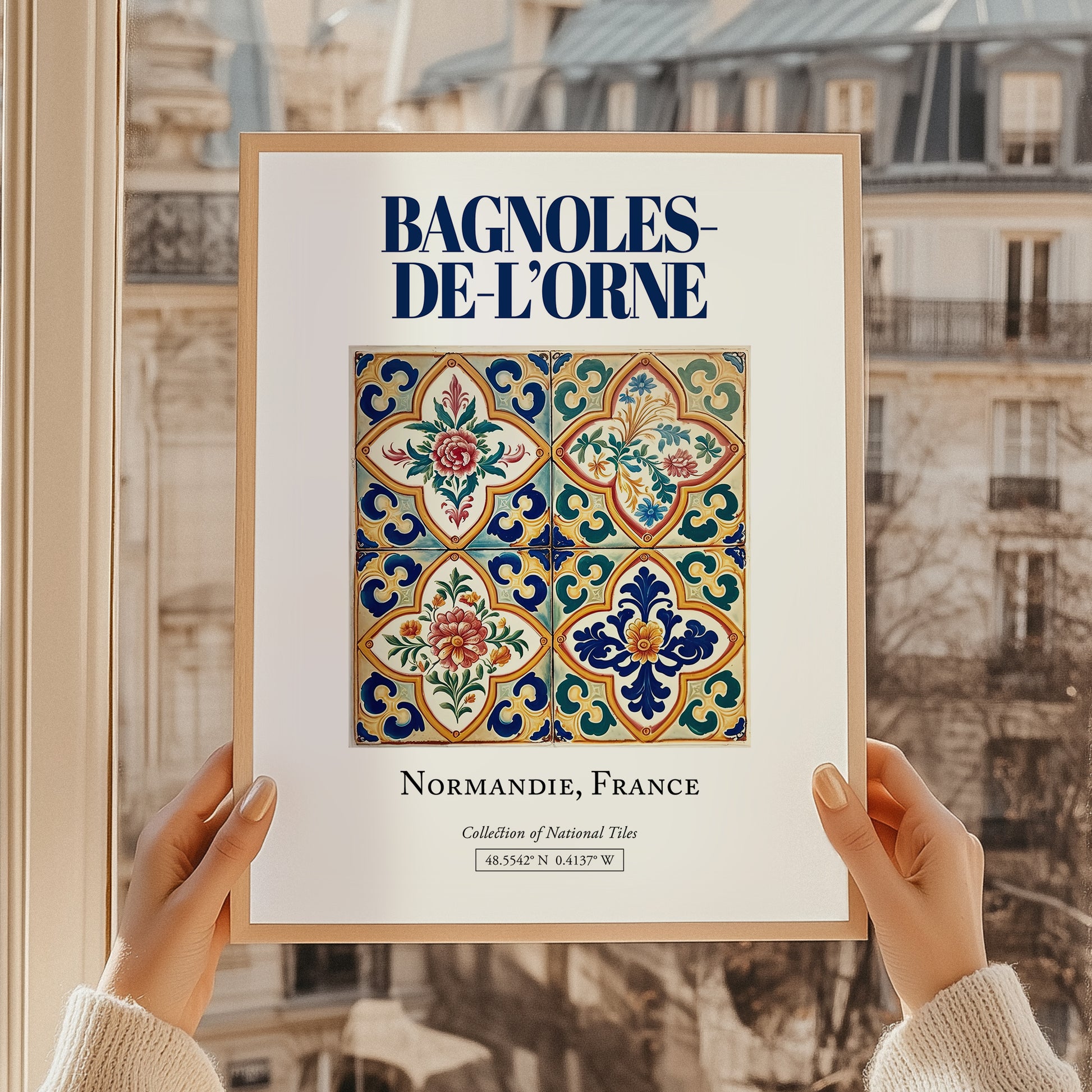 Bagnoles-de-l'Orne, France – Minimalist Travel Print