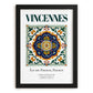 Vincennes, France – Travel Print, in sleek black frame