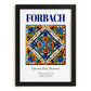 Forbach, France – Travel Wall Decor, in sleek black frame