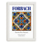 Forbach, France – Travel Wall Decor, placed in minimal white frame