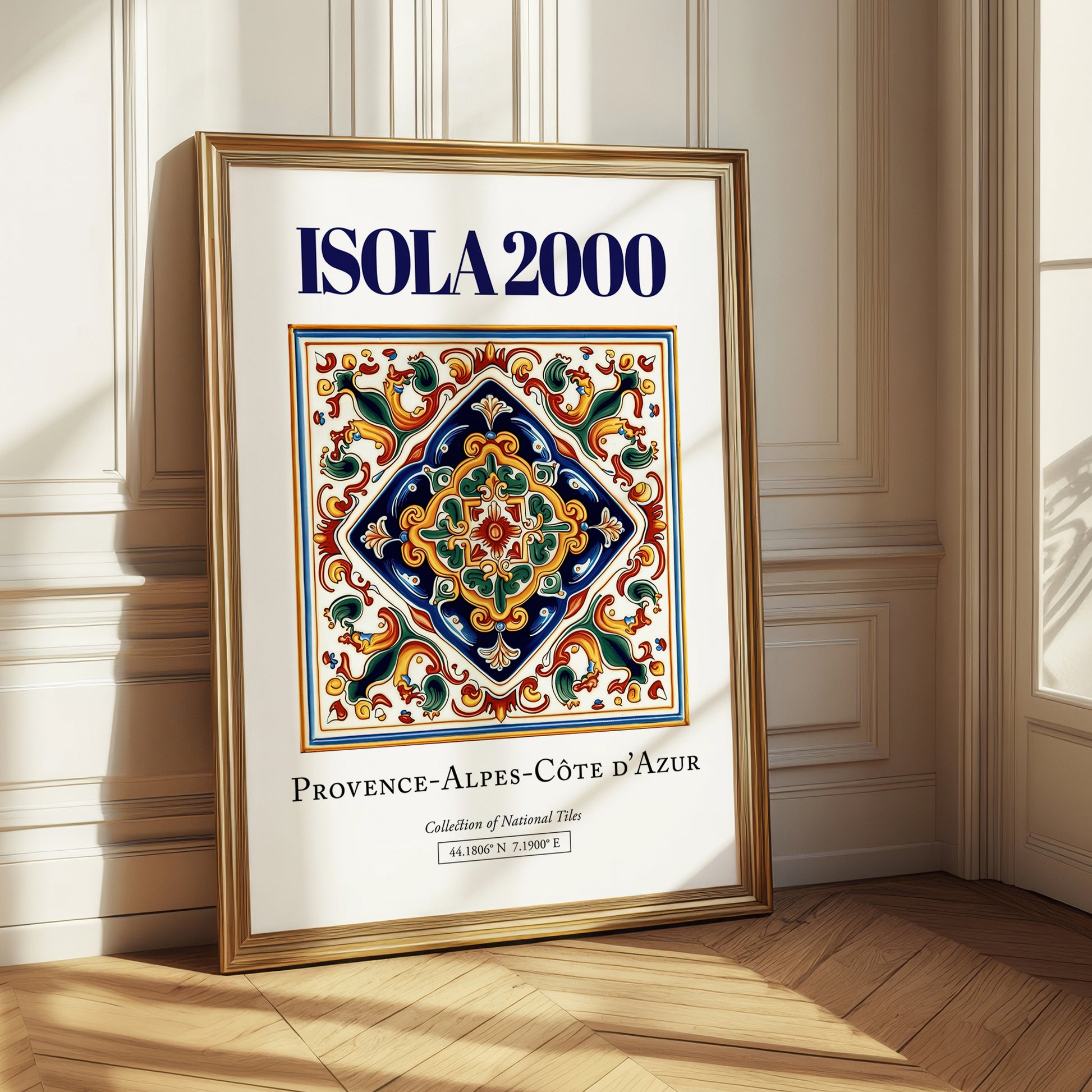Isola 2000, France – Travel Wall Art, styled in a charming Paris street view