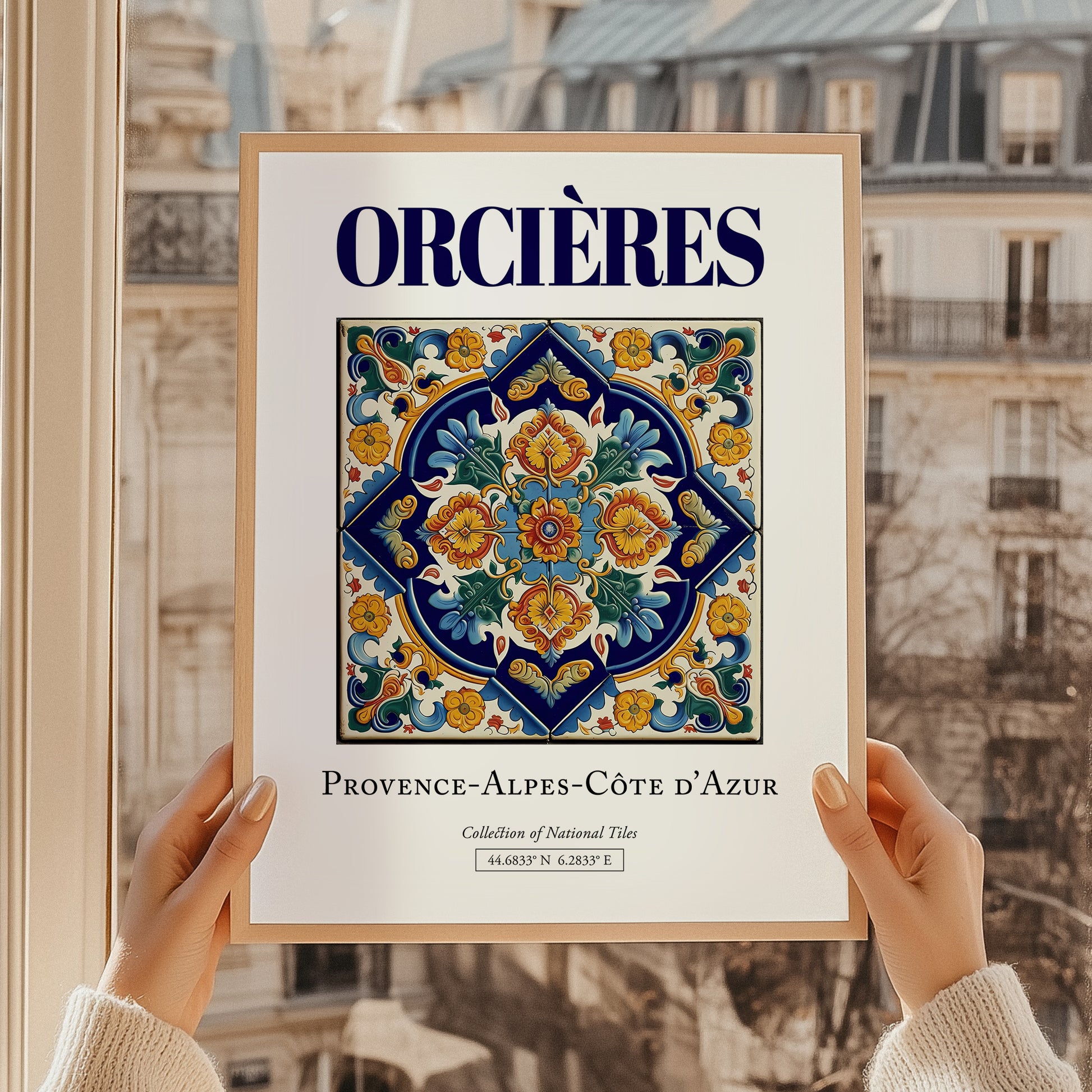 Orcières, France – Retro Travel Poster