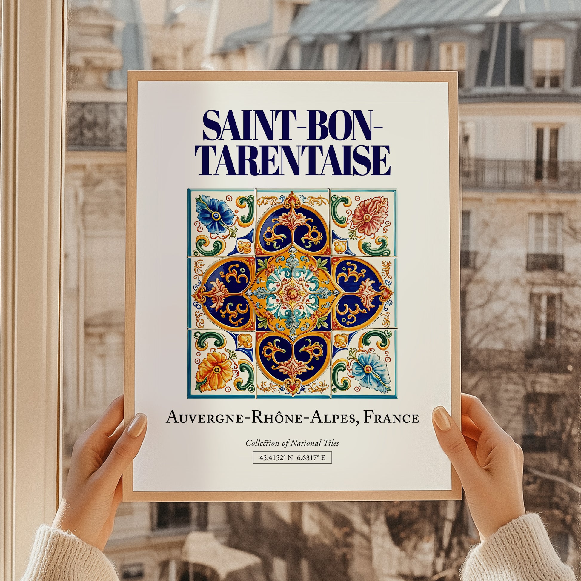 Saint-Bon-Tarentaise, France – Global Cities Wall Print