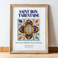 Saint-Bon-Tarentaise, France – Global Cities Wall Print, in wooden frame leaning on the floor