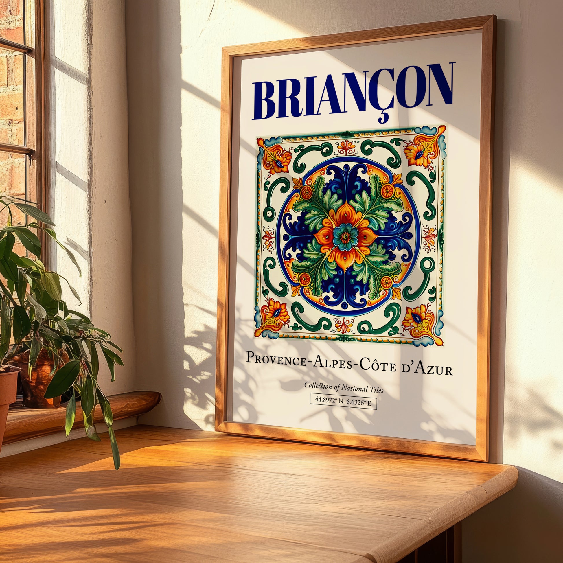 Briançon, France – Travel Print, clean layout with no caption