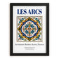 Les Arcs, France – Travel Wall Decor, in sleek black frame