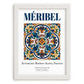 Méribel, France – Travel Wall Decor, placed in minimal white frame