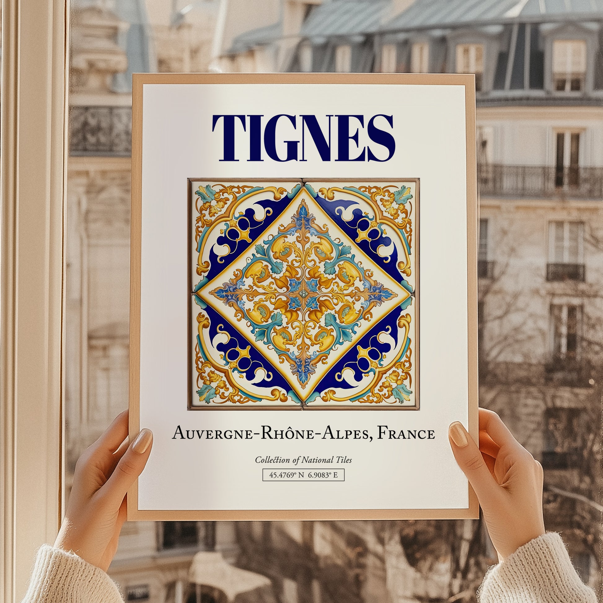 Tignes, France – Retro Travel Poster