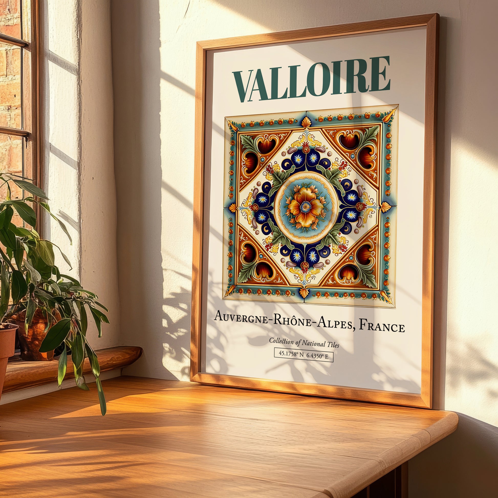 Valloire, France – Travel Print, clean layout with no caption