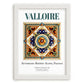 Valloire, France – Travel Print, placed in minimal white frame