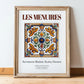 Les Menuires, France – Travel Print, in wooden frame leaning on the floor