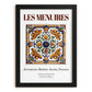 Les Menuires, France – Travel Print, in sleek black frame