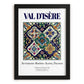 Val d'Isère, France – Global Cities Wall Print, in sleek black frame