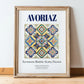 Avoriaz, France – Travel Print, in wooden frame leaning on the floor