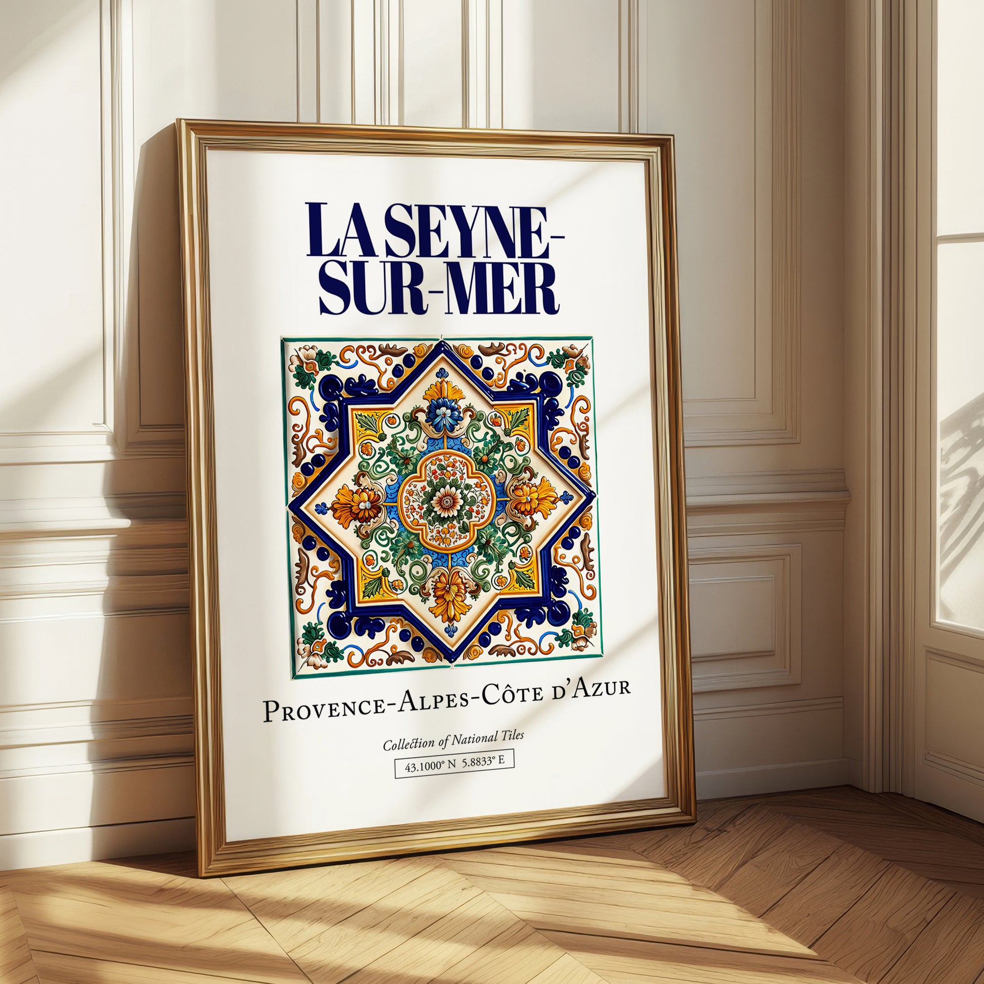 La Seyne-sur-Mer, France – Travel Poster, styled in a charming Paris street view