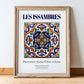 Les Issambres, France – Travel Memories Wall Print, in wooden frame leaning on the floor