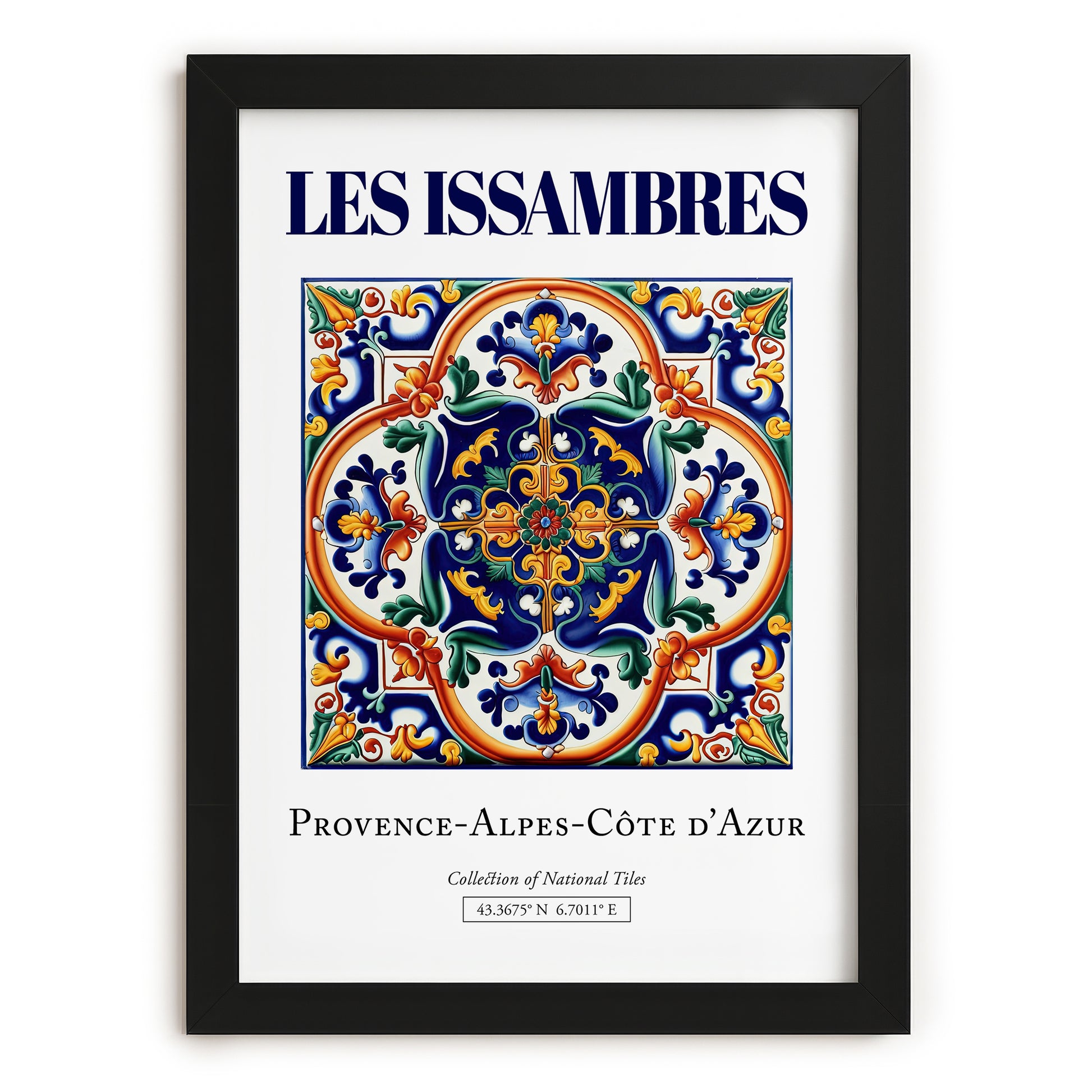 Les Issambres, France – Travel Memories Wall Print, in sleek black frame