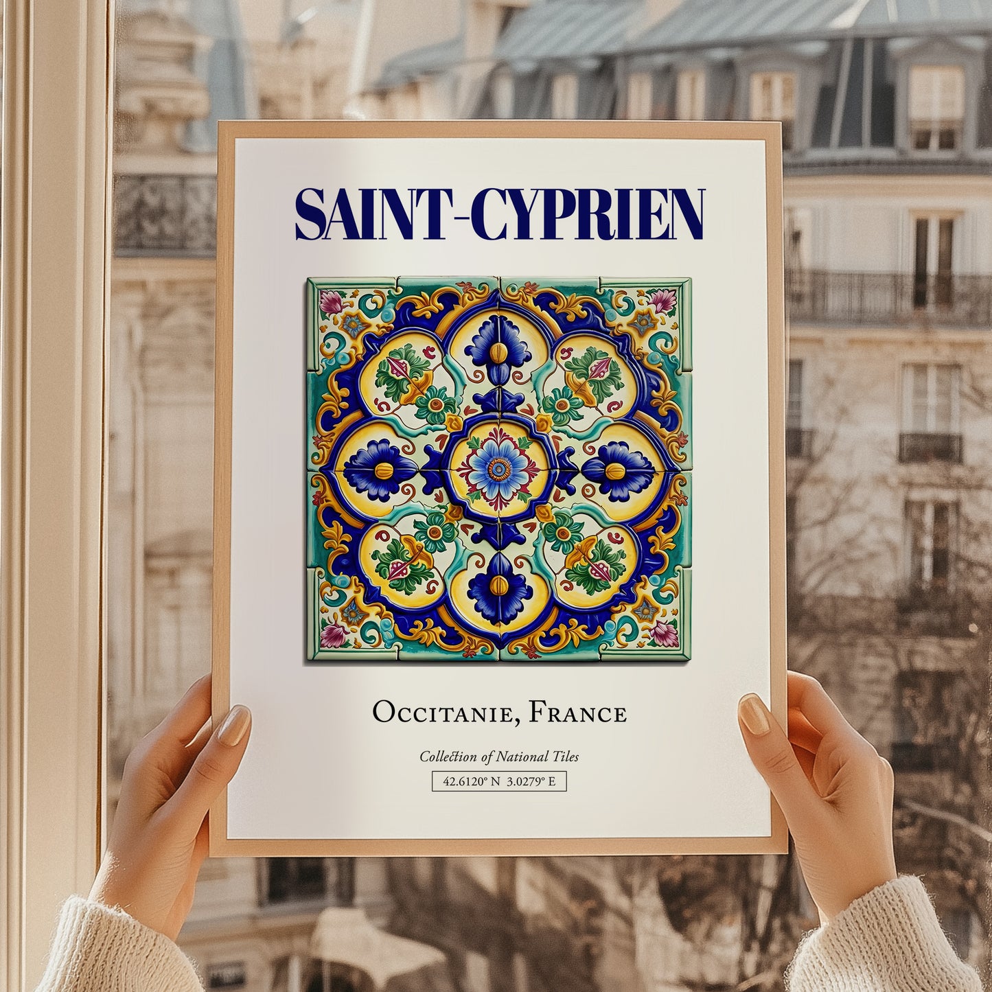 Saint-Cyprien, France – World Heritage Travel Poster