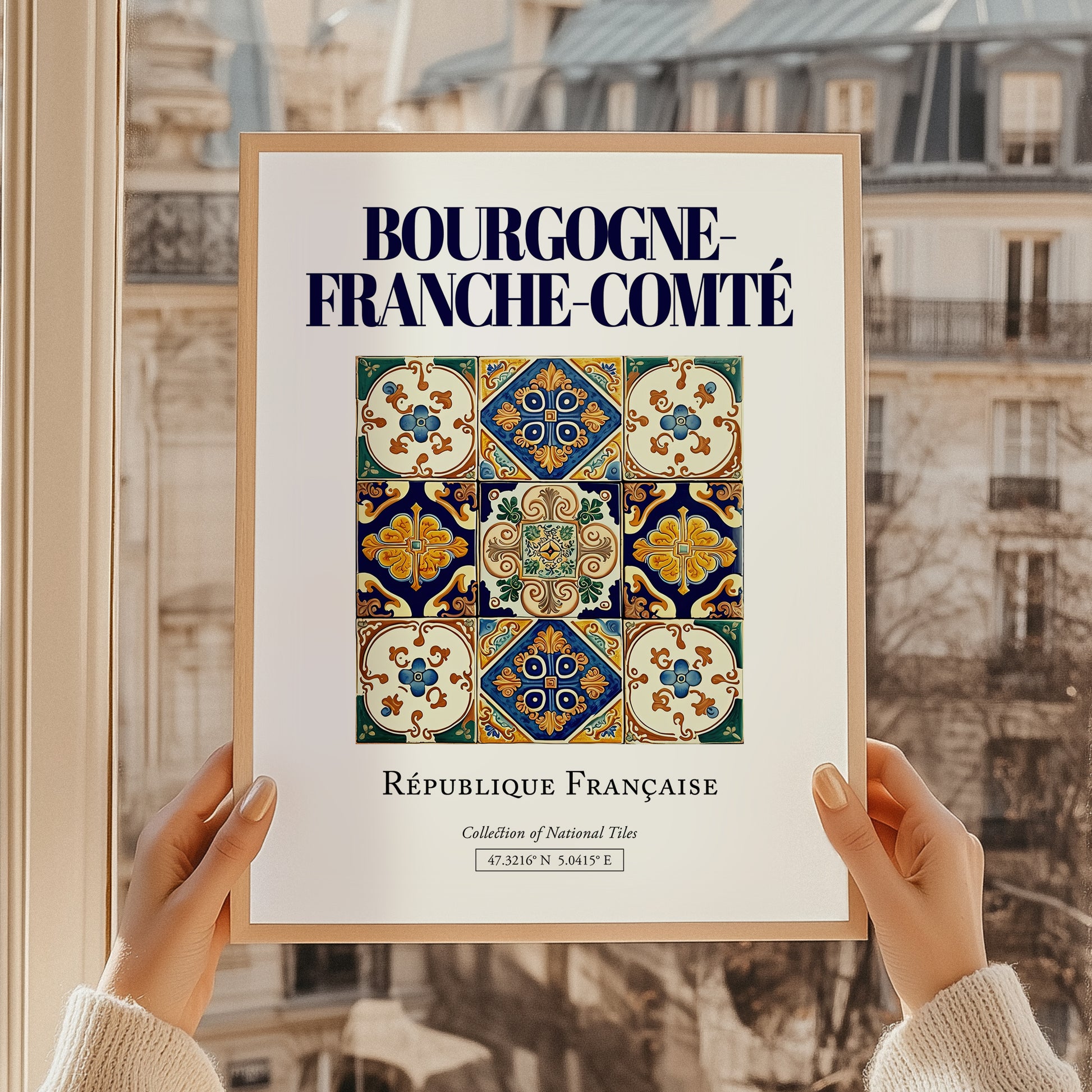 Bourgogne-Franche-Comté, France – Historic Cities Art Print