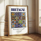 Bretagne, France – Travel Print, styled in a charming Paris street view