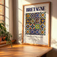 Bretagne, France – Travel Print, clean layout with no caption