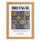 Bretagne, France – Travel Print, set in oak frame