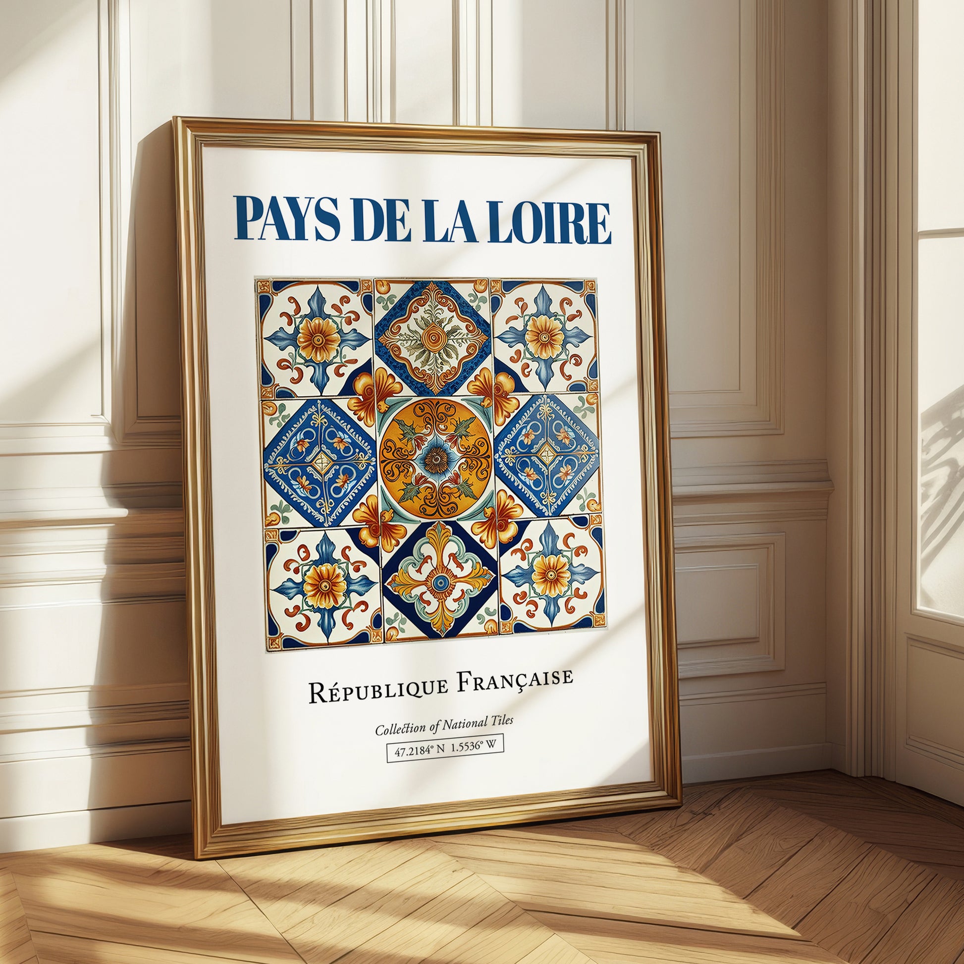 Pays de la Loire, France – Travel Poster, styled in a charming Paris street view