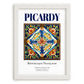 Picardy, France – Travel Wall Decor, placed in minimal white frame
