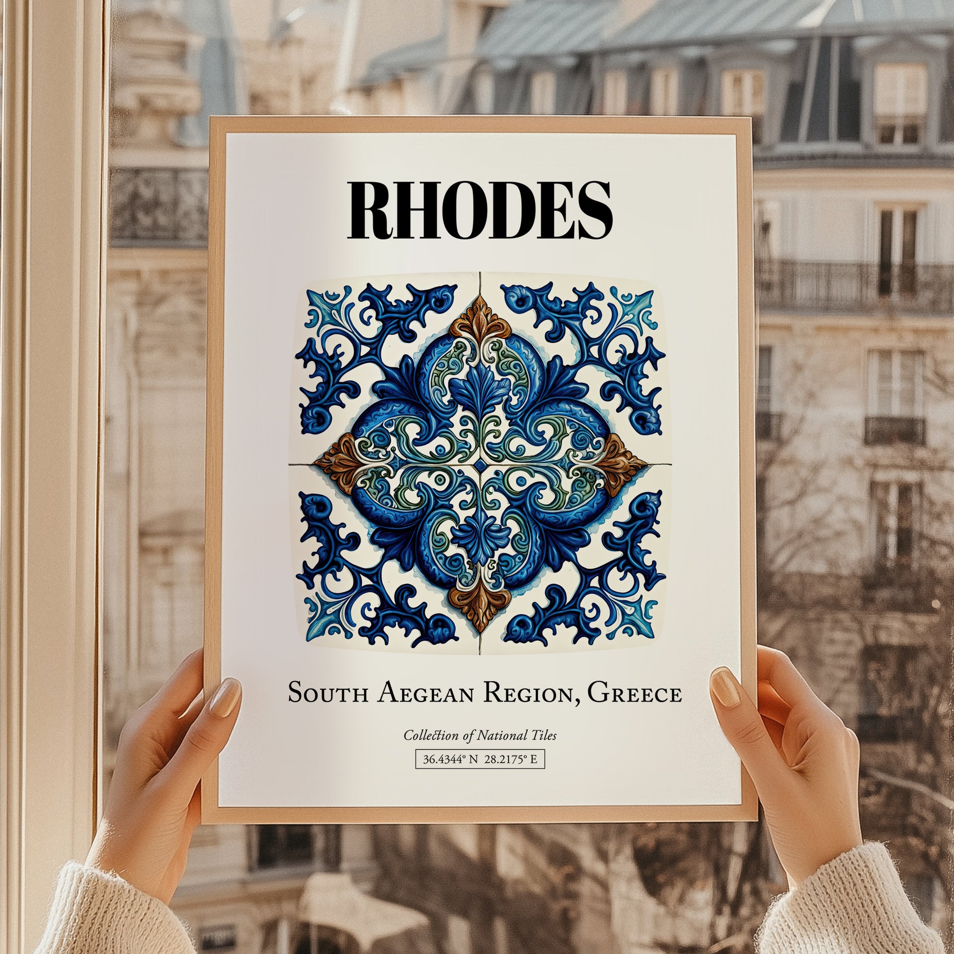 Rhodes, Greece – World Heritage Travel Poster