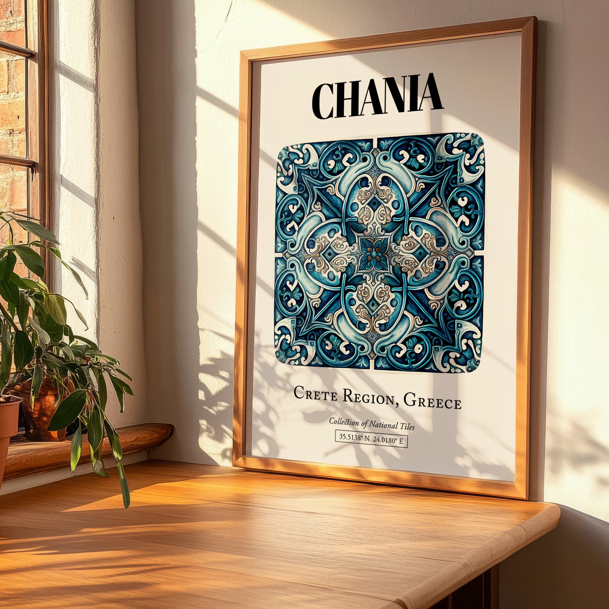 Chania, Greece – Travel Wall Art, clean layout with no caption