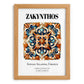 Zakynthos, Greece – Travel Wall Art, set in oak frame