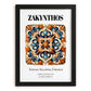 Zakynthos, Greece – Travel Wall Art, in sleek black frame