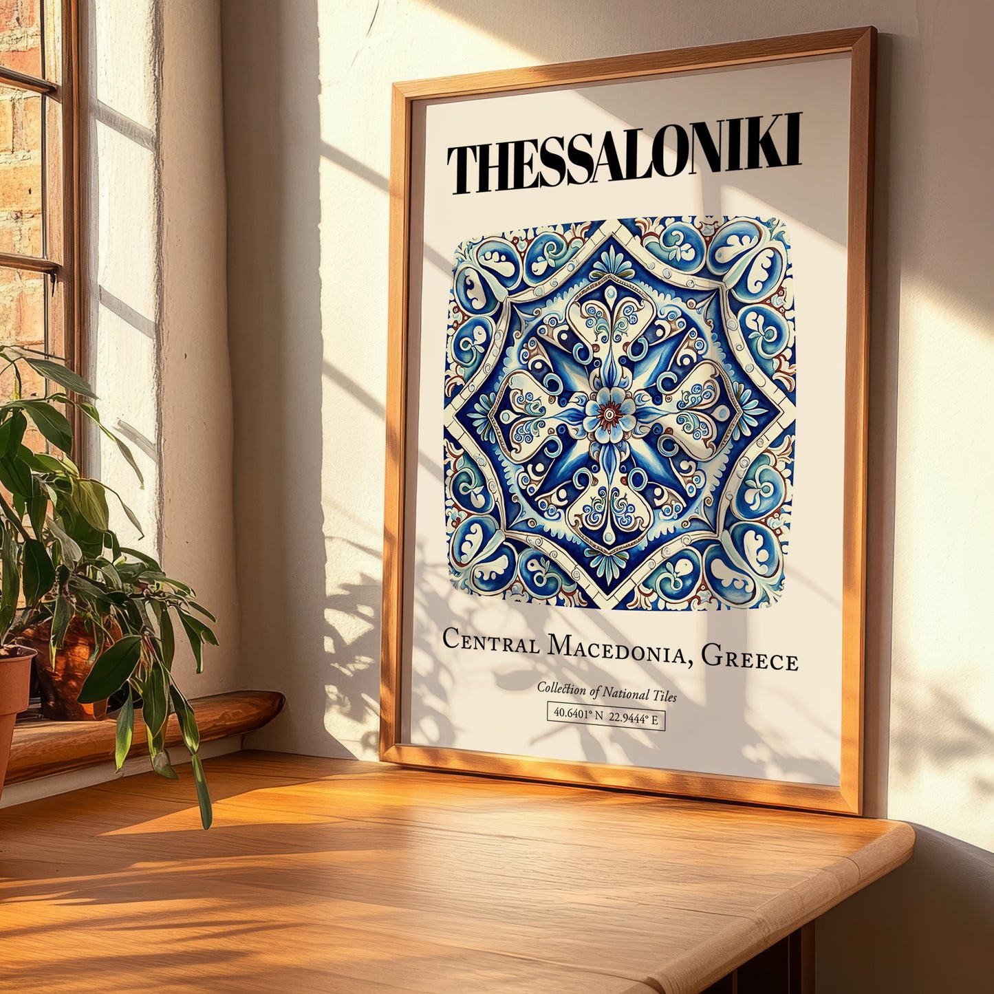 Thessaloniki, Greece – Cultural Heritage Wall Art, clean layout with no caption