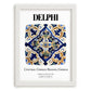 Delphi, Greece – Global Wall Art, placed in minimal white frame