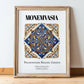 Monemvasia, Greece – Travel Wall Decor, in wooden frame leaning on the floor