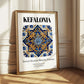 Kefalonia, Greece – Minimalist Travel Print, styled in a charming Paris street view