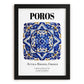 Poros, Greece – Travel Print, in sleek black frame