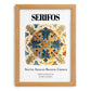 Serifos, Greece – Travel Print, set in oak frame